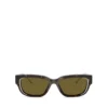 0dl2002 size 56 Rectangle sunglasses