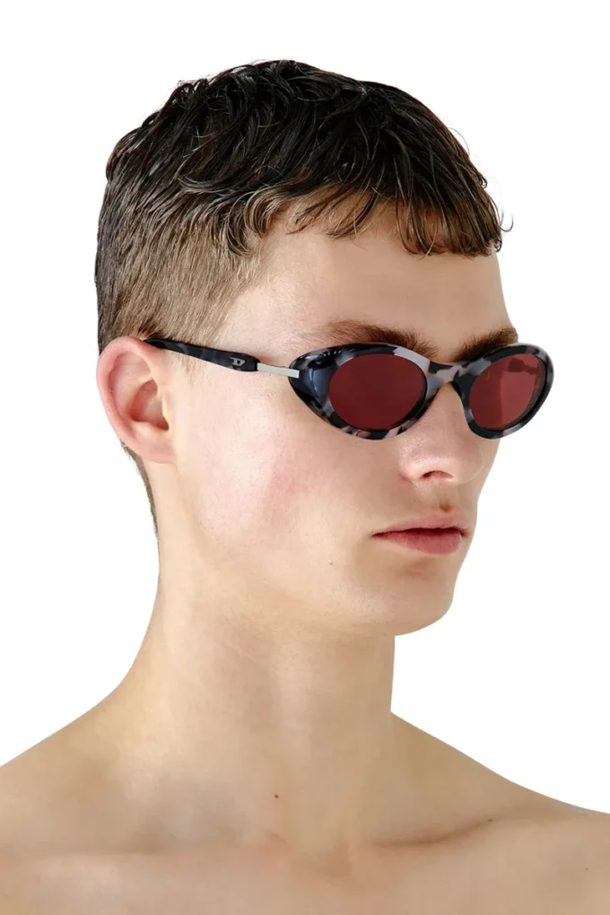 0dl2004 Wrap-around shape sunglasses