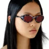 0dl2004 Wrap-around shape sunglasses