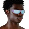 0dl3001 size 61 Wraparound style sunglasses