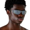 0dl3001 size 61 Wraparound style sunglasses