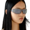 0dl3001 size 61 Wraparound style sunglasses