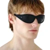 0dl3002 Rectangular sunglasses in acetate
