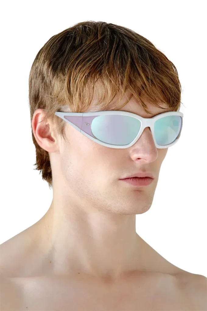0dl3002 Rectangular sunglasses in acetate