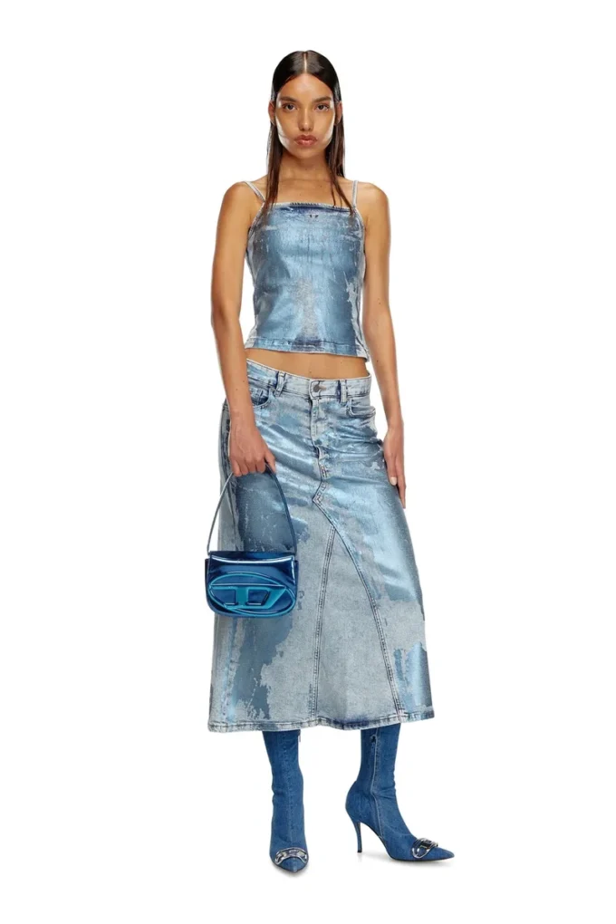 1dr 1DR-Iconic shoulder bag in mirrored leather