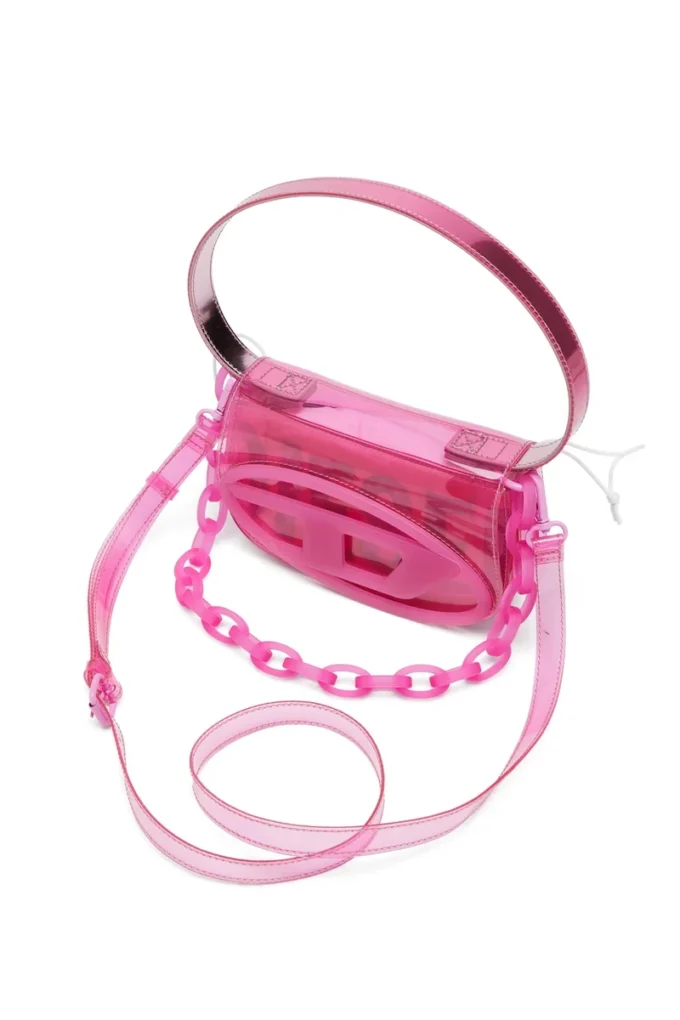 1dr 1DR-Iconic shoulder bag in transparent TPU