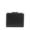 1dr bi-fold zip ii Small leather wallet with logo plaque