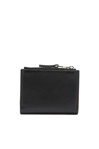 1dr bi-fold zip ii Small leather wallet with logo plaque