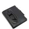 1dr bi-fold zip ii Small leather wallet with logo plaque
