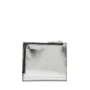 1dr bi fold zip l Bi-fold card holder in mirrored leather