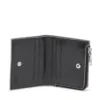 1dr bi fold zip l Bi-fold card holder in mirrored leather