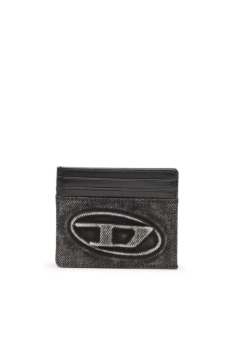 1dr card case Card holder in washed cotton and leather