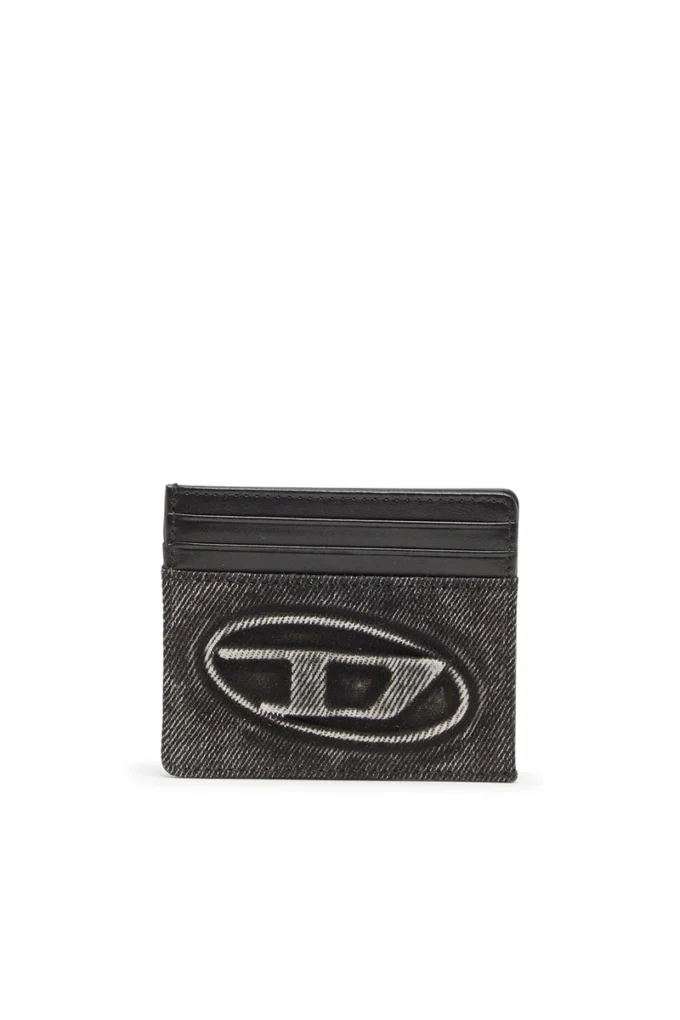 1dr card case Card holder in washed cotton and leather