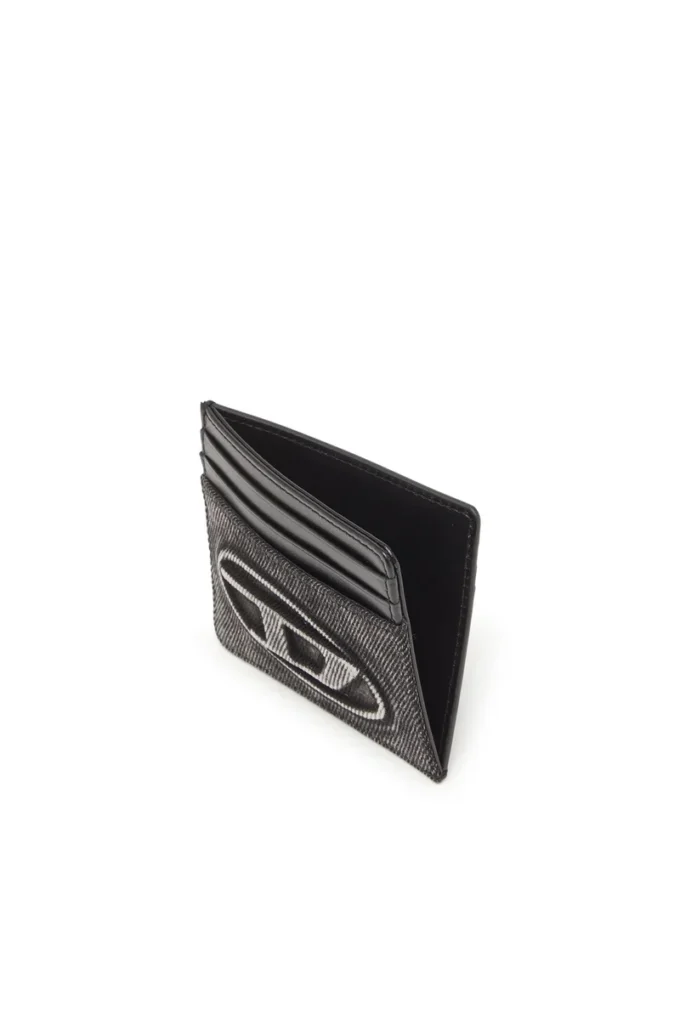 1dr card case Card holder in washed cotton and leather