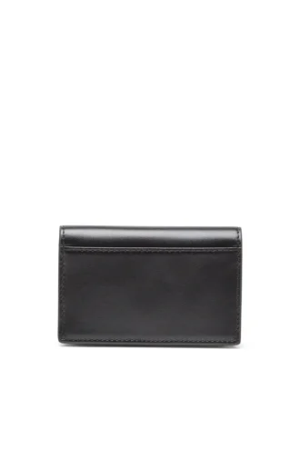 1dr card holder iv Leather card holder with enamelled Oval D