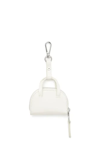 1dr dome charms Bag charm in glossy, crinkled naplak