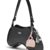 1dr dome charms Bag charm in glossy, crinkled naplak