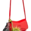1dr dome charms Leather bag charm