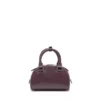 1dr dome crossbody 1DR Dome-Mini bowling bag in burgundy leather