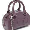 1dr dome crossbody 1DR Dome-Mini bowling bag in burgundy leather