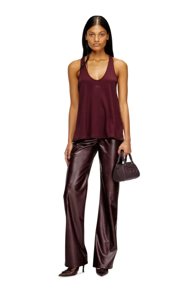 1dr dome crossbody 1DR Dome-Mini bowling bag in burgundy leather