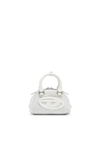 1dr dome crossbody 1DR Dome-Mini bowling bag in lurex fabric