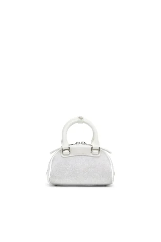 1dr dome crossbody 1DR Dome-Mini bowling bag in lurex fabric