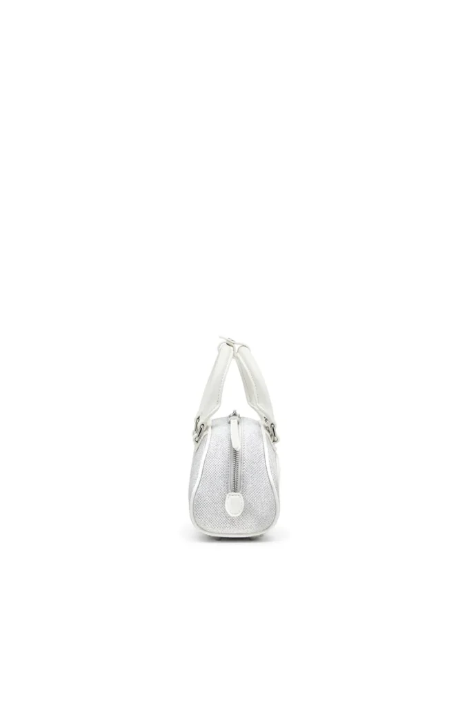 1dr dome crossbody 1DR Dome-Mini bowling bag in lurex fabric