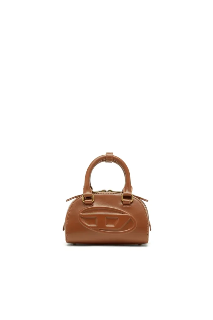 1dr dome crossbody 1DR Dome-Mini bowling bag in pull-up leather