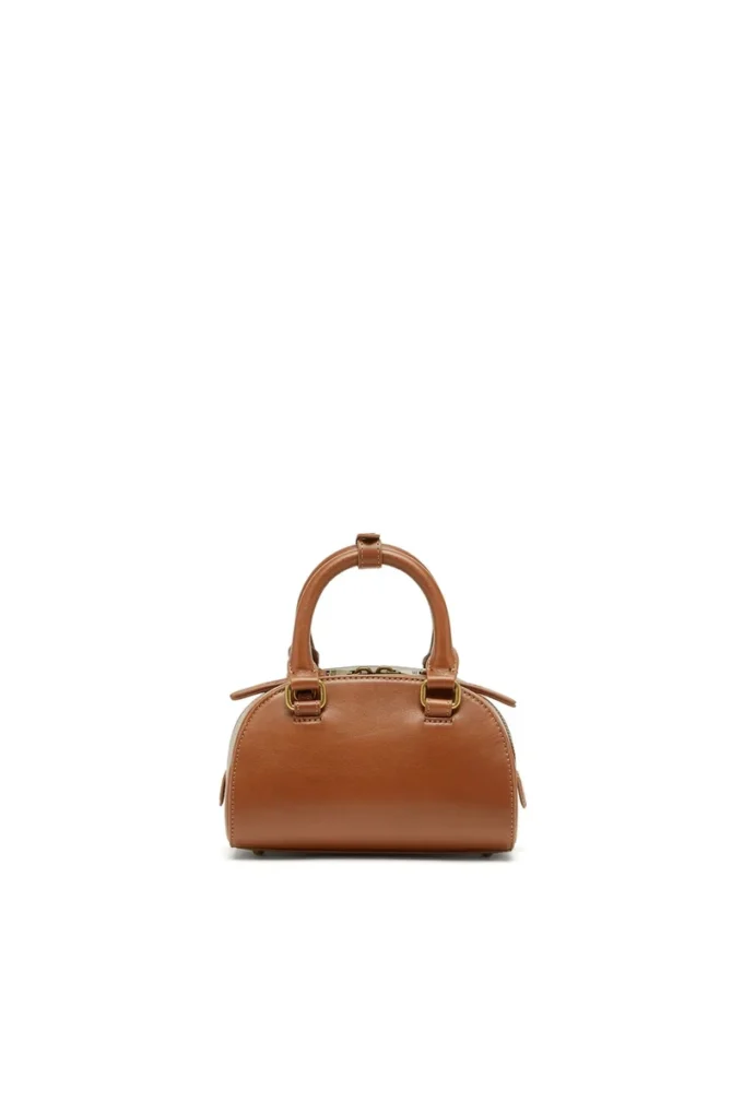 1dr dome crossbody 1DR Dome-Mini bowling bag in pull-up leather
