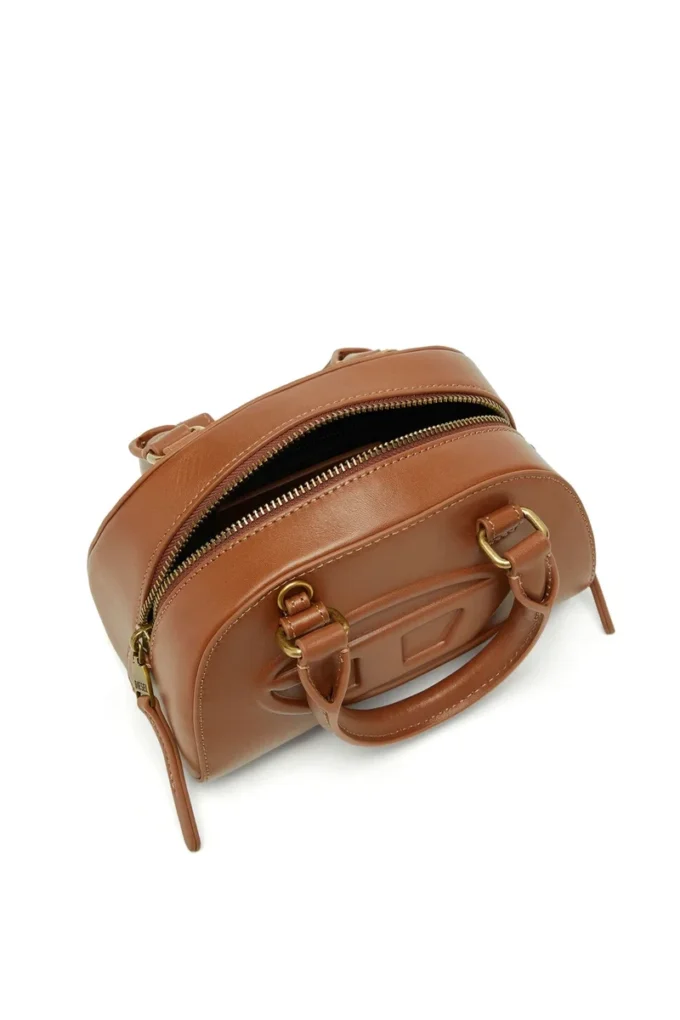 1dr dome crossbody 1DR Dome-Mini bowling bag in pull-up leather