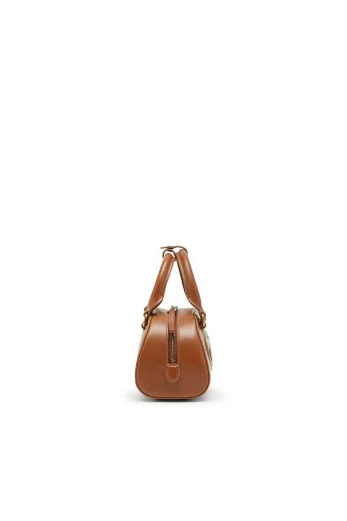 1dr dome crossbody 1DR Dome-Mini bowling bag in pull-up leather
