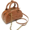 1dr dome crossbody 1DR Dome-Mini bowling bag in pull-up leather