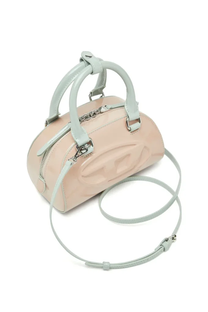 1dr dome crossbody 1DR Dome-Mini bowling bag with naplak effect