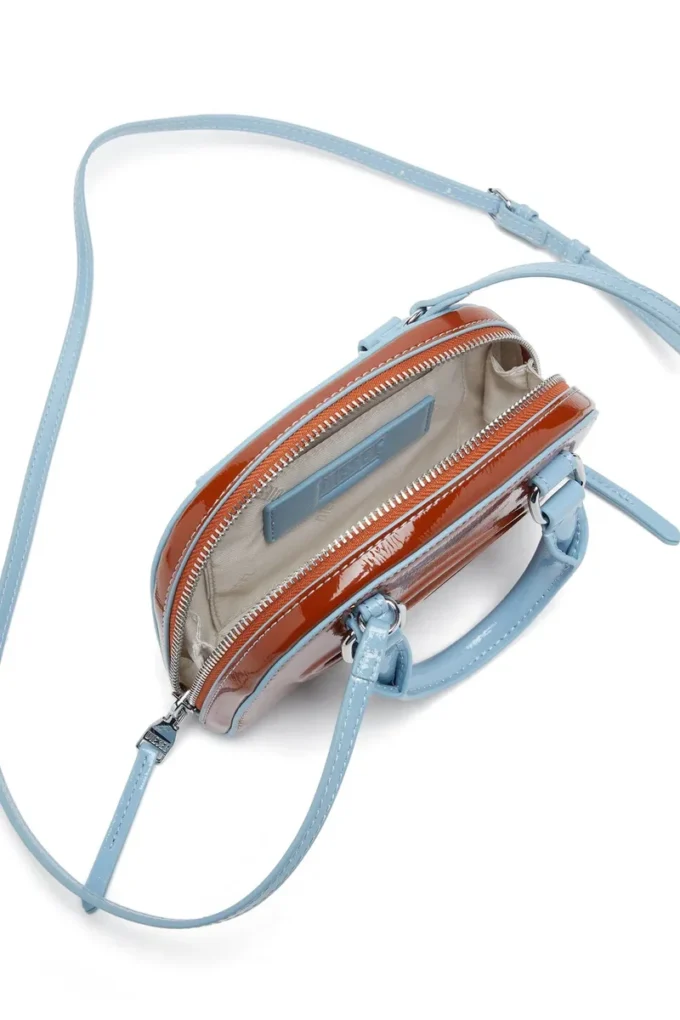1dr dome crossbody xs 1DR Dome-Mini crossbody bag with naplak effect