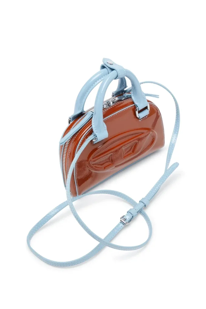 1dr dome crossbody xs 1DR Dome-Mini crossbody bag with naplak effect