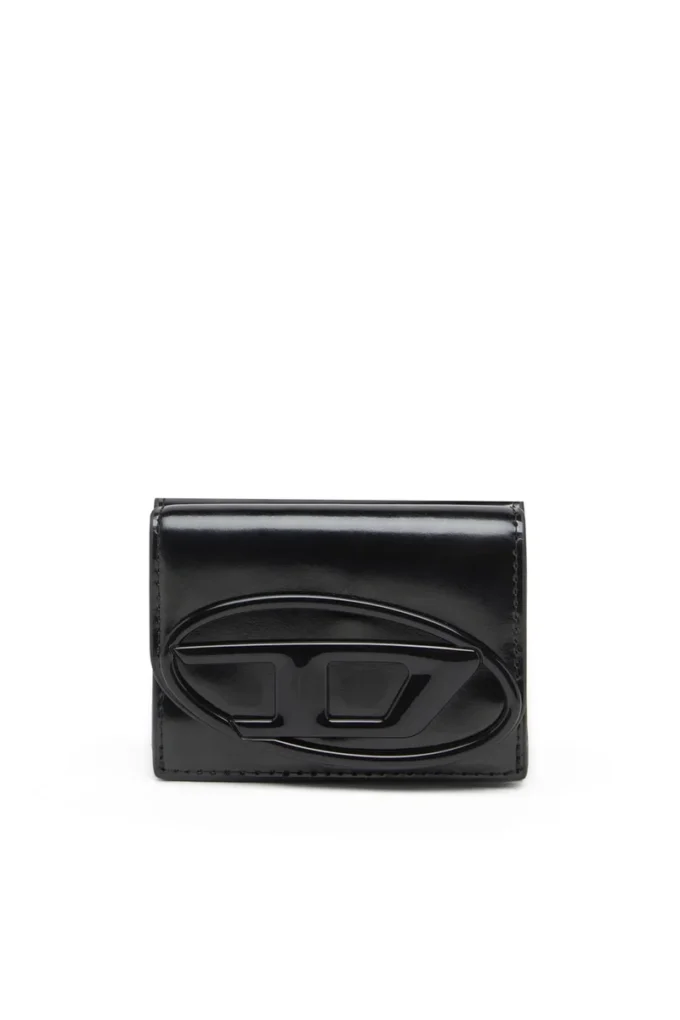 1dr tri fold coin xs ii Tri-fold wallet in mirrored leather