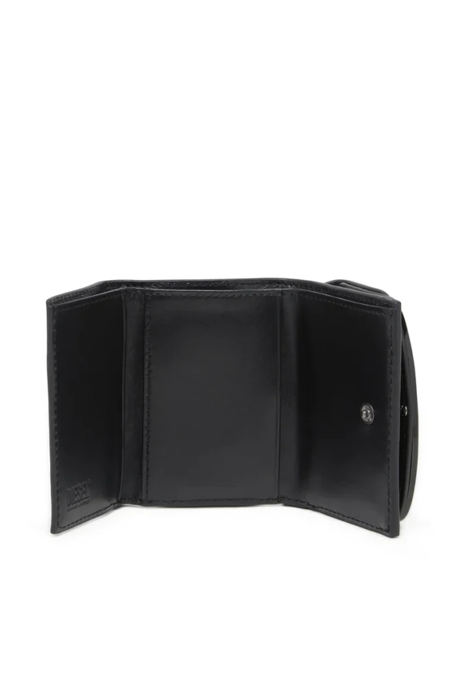 1dr tri fold coin xs ii Tri-fold wallet in mirrored leather