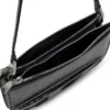1dr twin 1DR Twin-Double-pouch shoulder bag in embossed leather