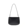 1dr twin 1DR Twin-Double-pouch shoulder bag in printed leather