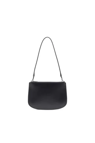 1dr twin 1DR Twin-Double-pouch shoulder bag in printed leather
