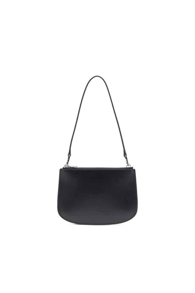 1dr twin 1DR Twin-Double-pouch shoulder bag in printed leather