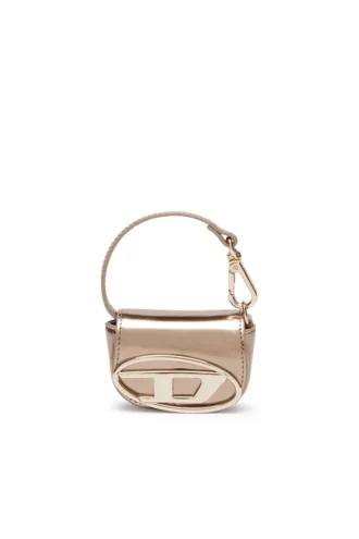 1dr xxs Bag charm in metallic leather