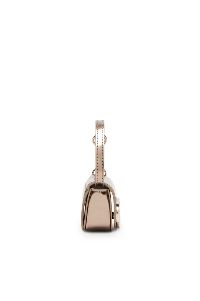 1dr xxs Bag charm in metallic leather