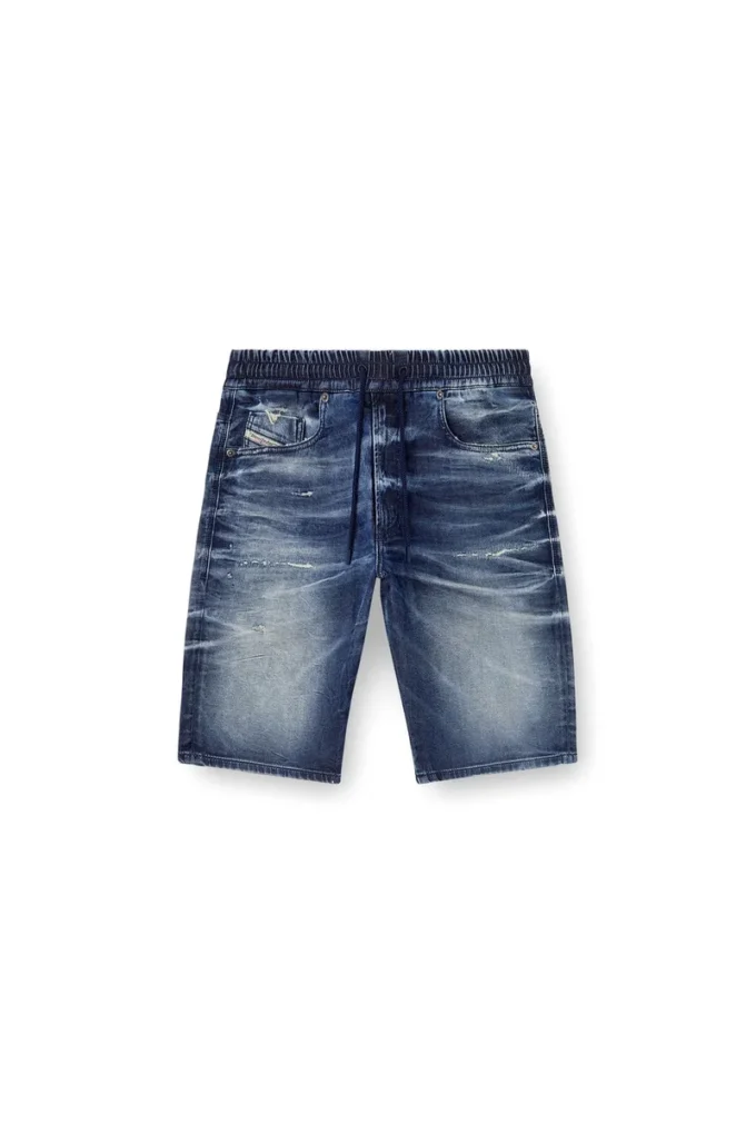 2033 d-krooley-short jogg Slim fit shorts in treated JoggJeans