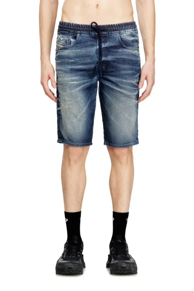 2033 d-krooley-short jogg Slim fit shorts in treated JoggJeans