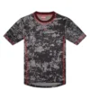 amtee-gael-wt28 Camo-jacquard T-shirt with cloudy print