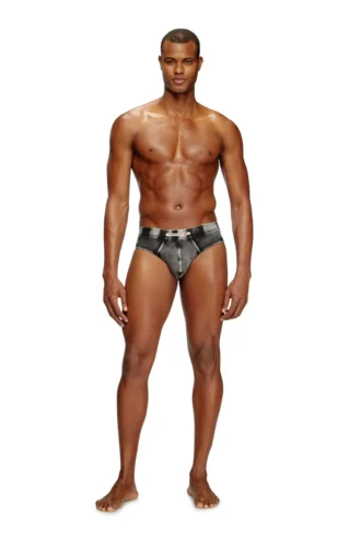 andre-dnm Denim-effect briefs