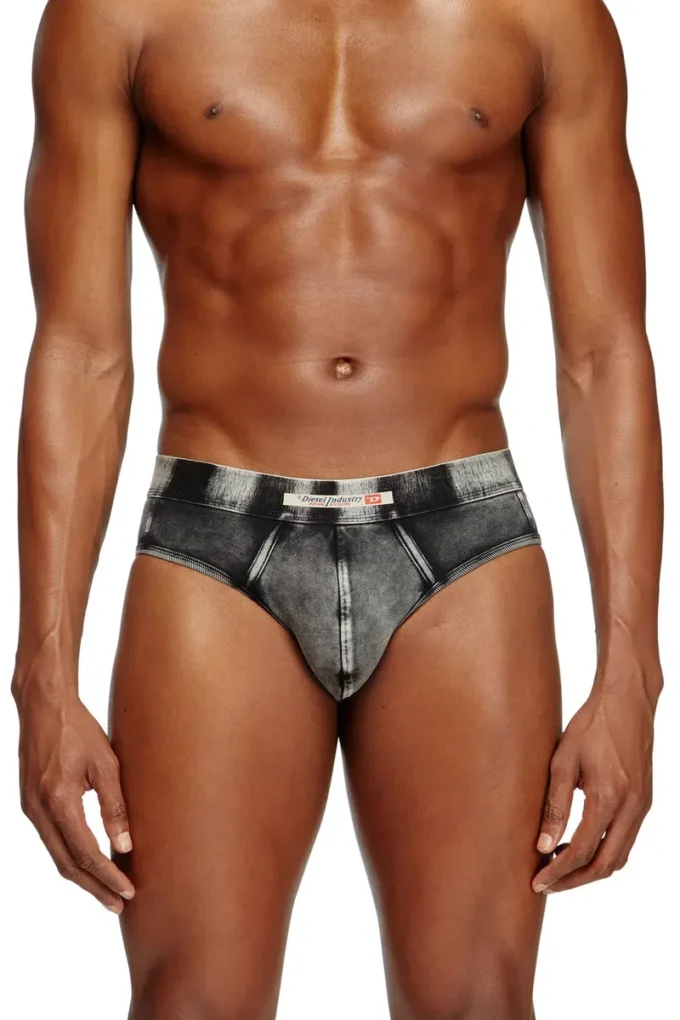 andre-dnm Denim-effect briefs