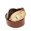 b-1dr 2.0 4 cm leather belt with Oval D plaque
